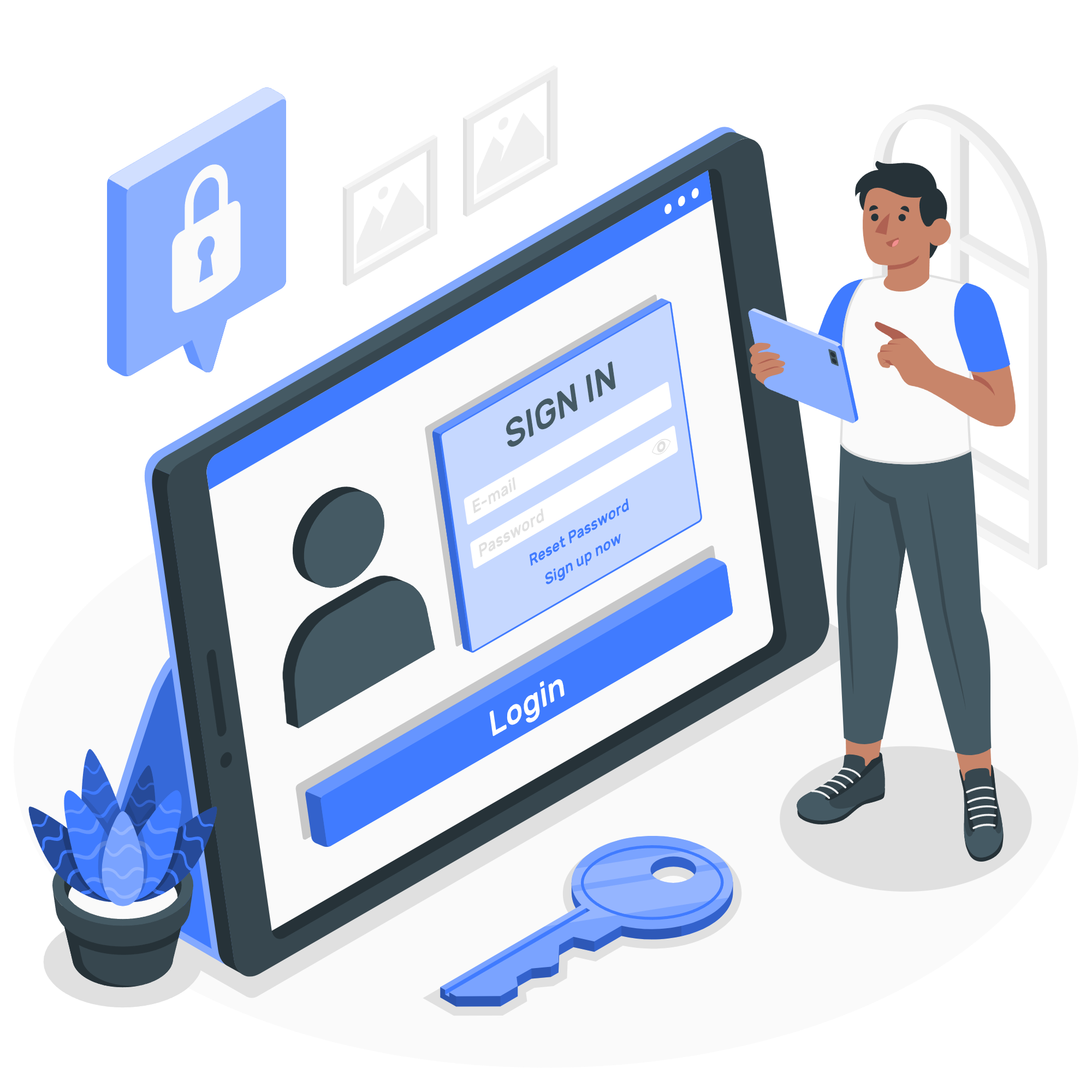 Login Illustration
