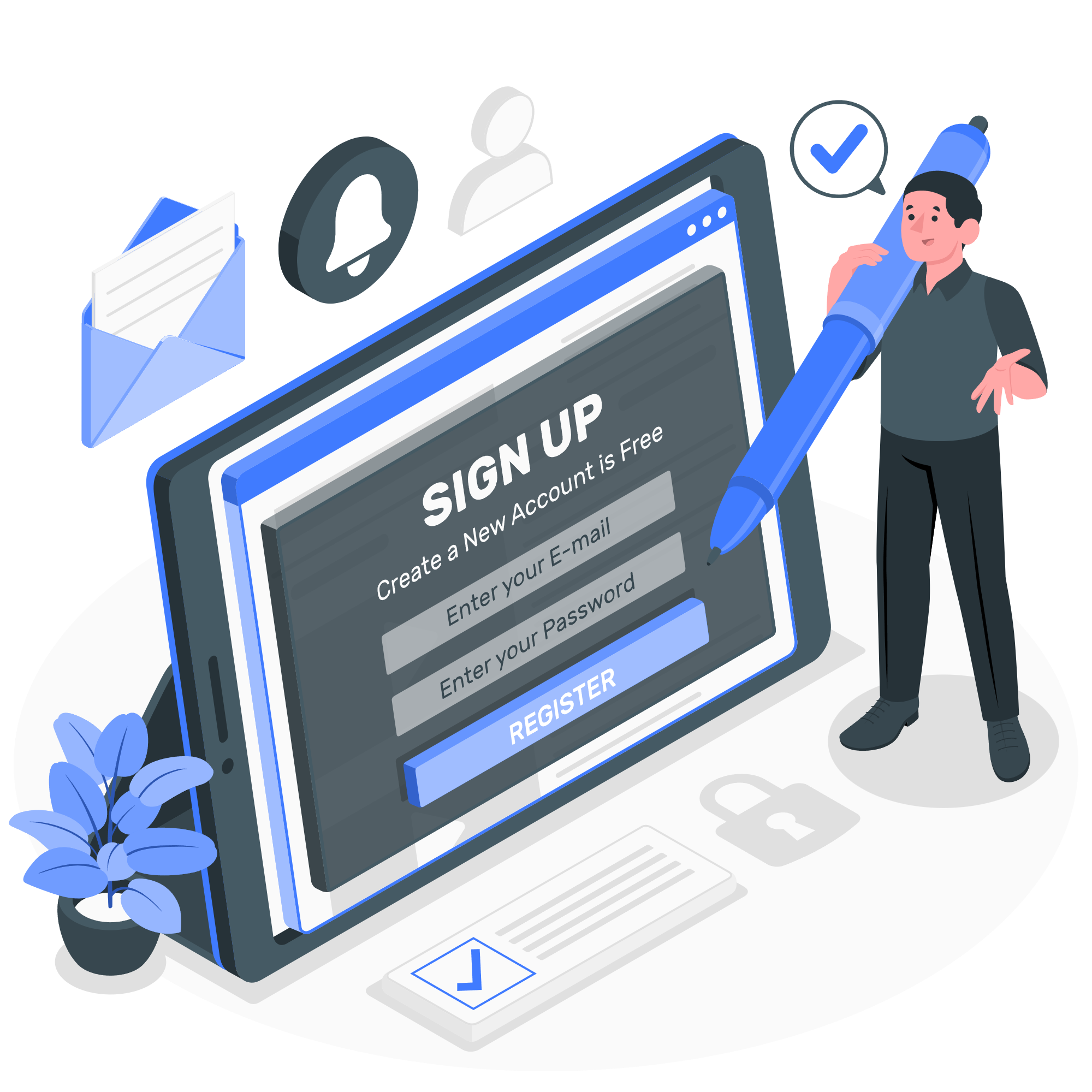 Register Illustration